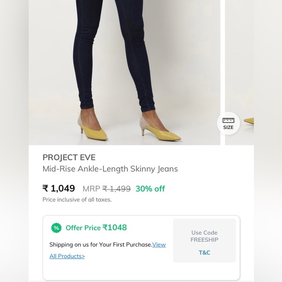 Project Eve Mid-Rise Ankle-Length Skinny Jeans - Picture 5 of 6